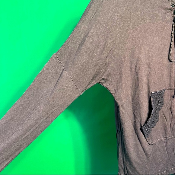 XS/S Ardene Lace Hoodie w Pocket on Front Comfy Sportive Cotton For EveryDay Use - Picture 4 of 7